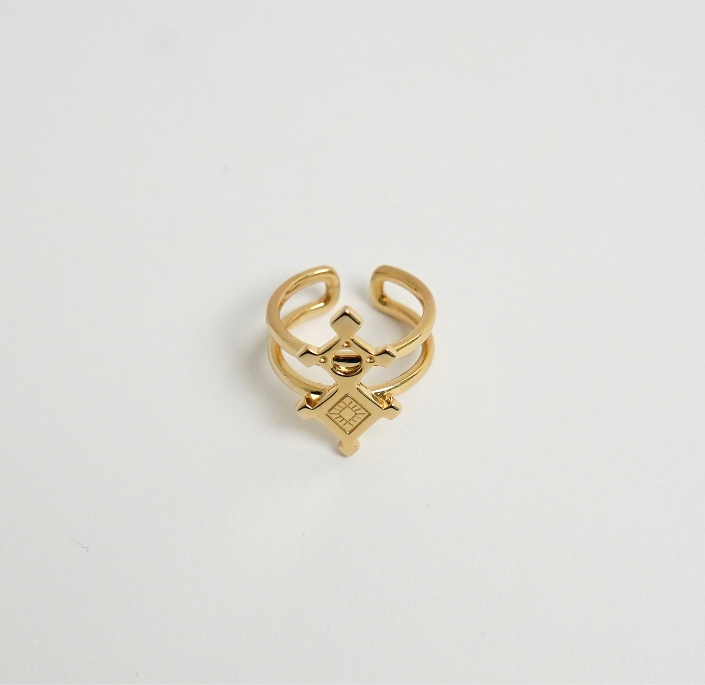 Inabangaret Double Band Adjustable Ring ©