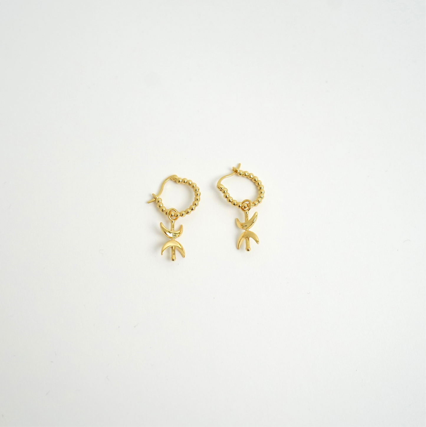 Yaz Beaded Hoops ©