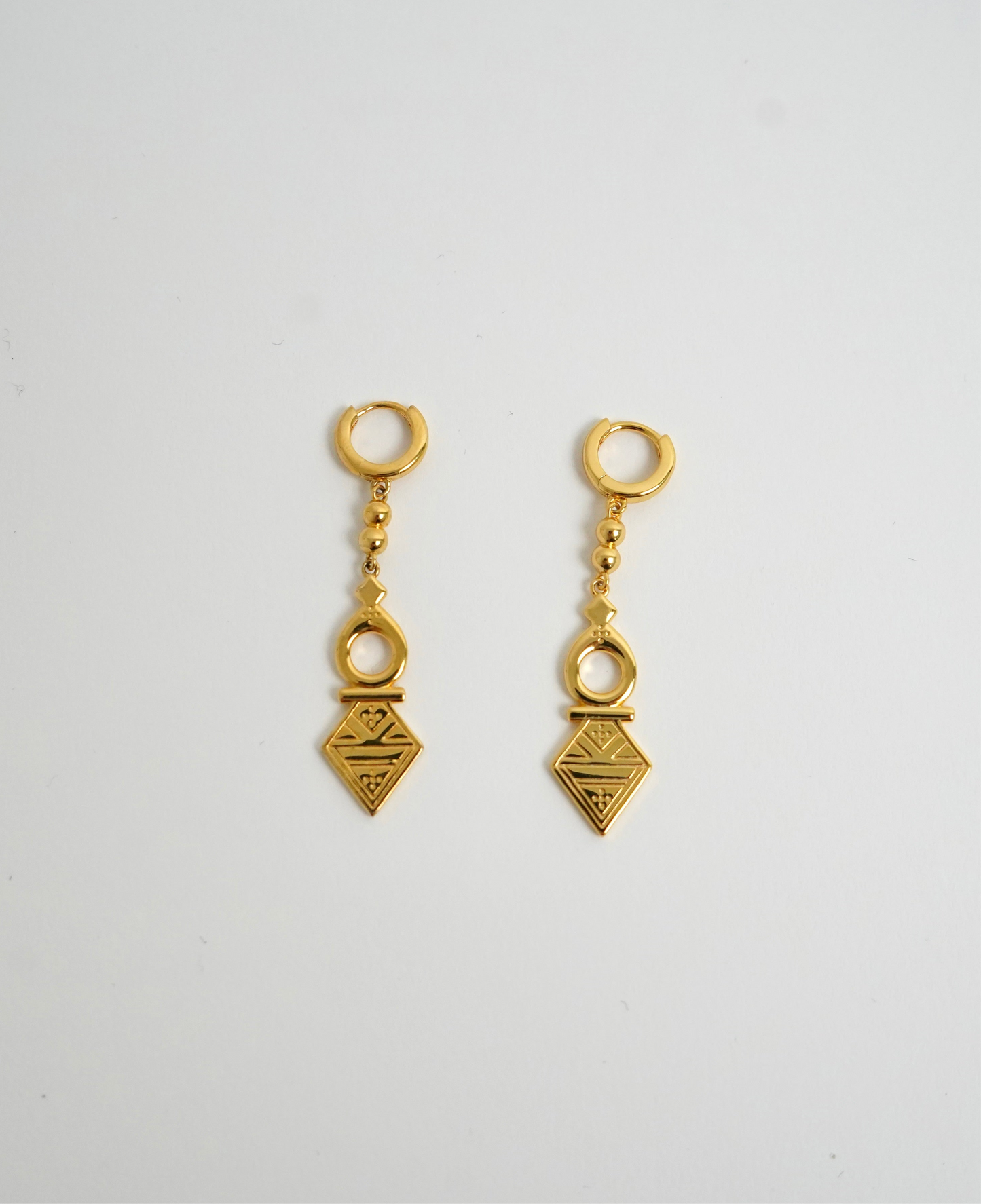 Timia Beaded Hoops ©