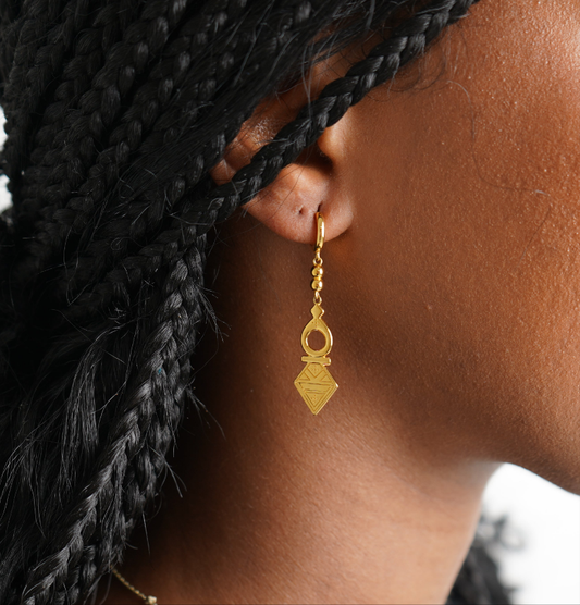 Timia Beaded Hoops ©