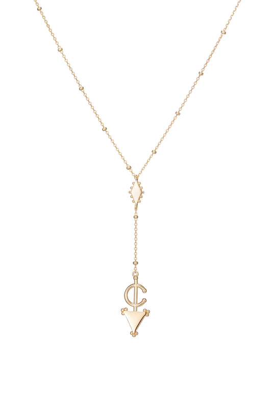 Fibula Drop Necklace ©