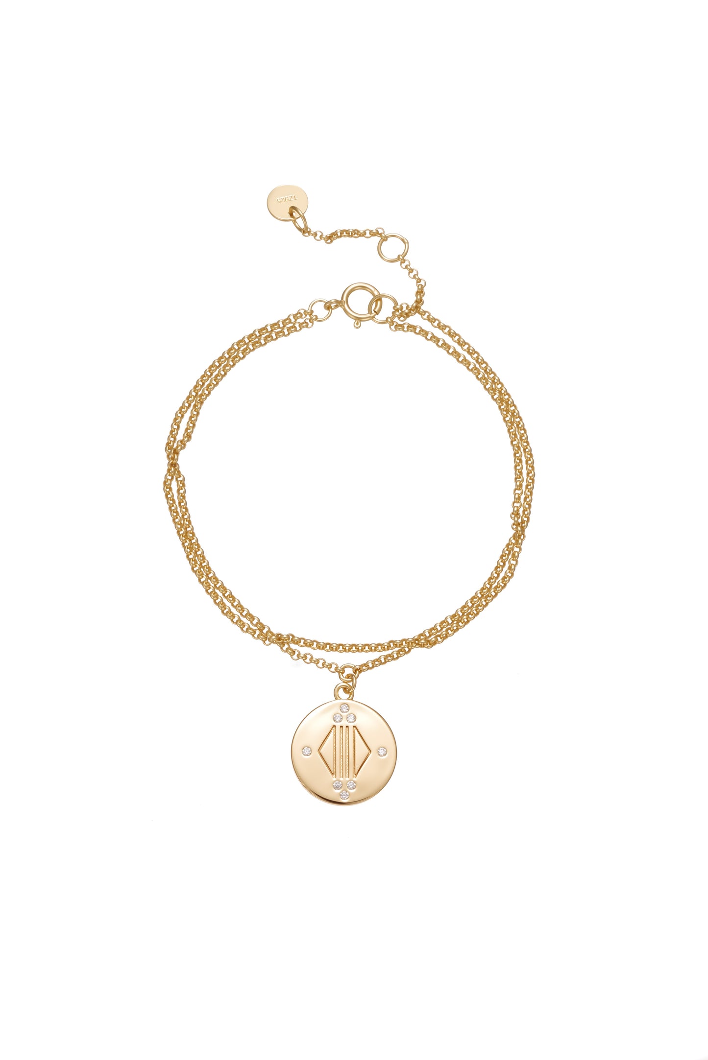 The Seeds Symbol Double Chain Bracelet ©