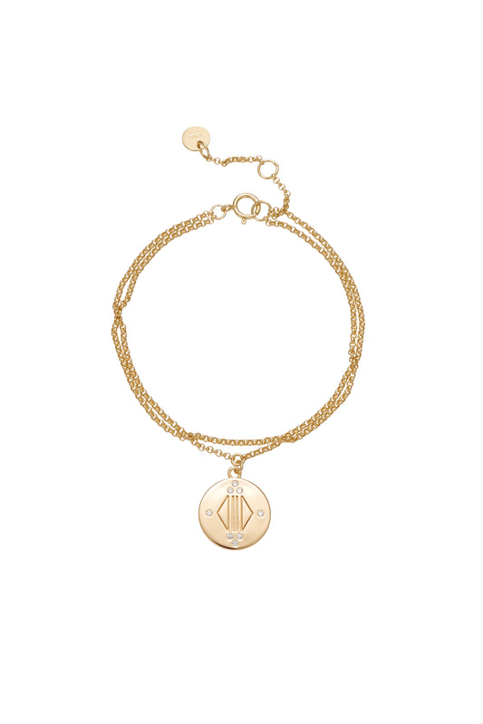 The Seeds Symbol Double Chain Bracelet ©