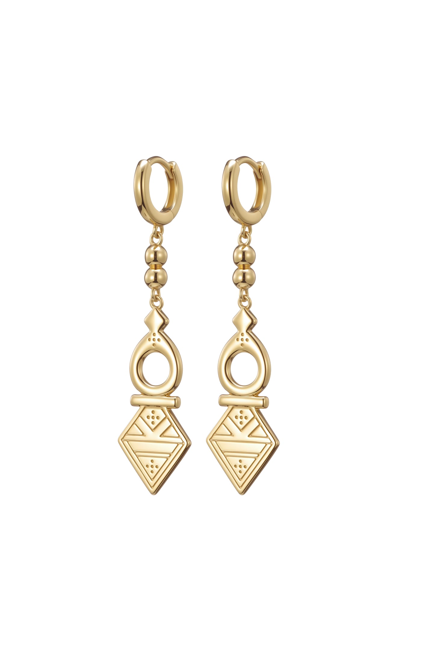 Timia Beaded Hoops ©