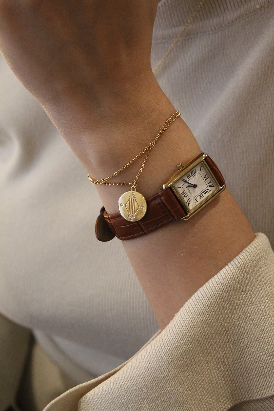 The Seeds Symbol Double Chain Bracelet ©